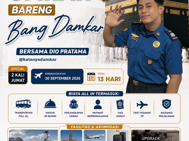 Umrah Bareng Bang Damkar · 30 Sep 2026